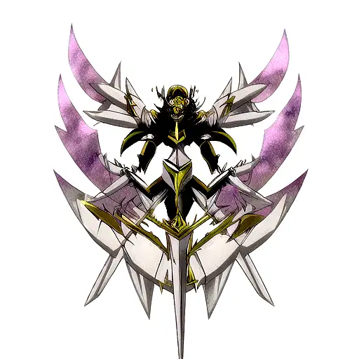 Albedo from overlord tattoo design idea