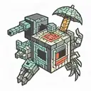 minecraft tattoo design idea