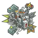 minecraft tattoo design idea