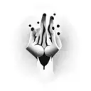 hand tattoo blackout blackwork patterns hand manos tatuaje blackout tattoo design idea