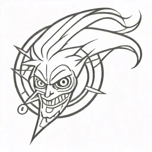 hunter x hunter netero logo tattoo design idea