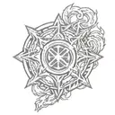 hunter x hunter netero logo tattoo design idea