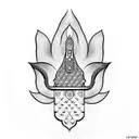 Hamsa Symbol tattoo design idea