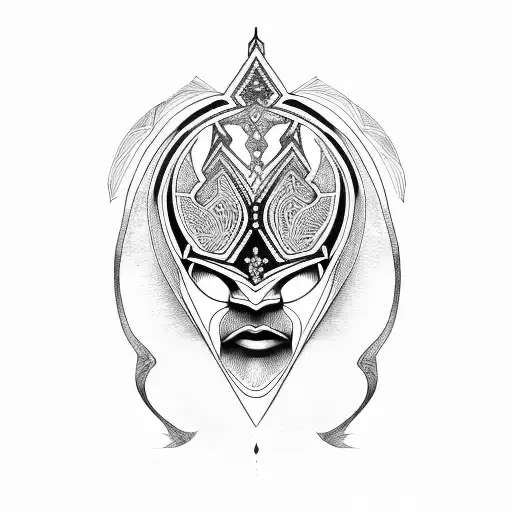 Traditional Maori round tattoo design. Editable vector illustration. Ethnic  circle ornament. African mask. 26464590 Vector Art at Vecteezy