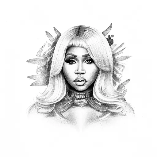 Nicki minaj tattoo design idea