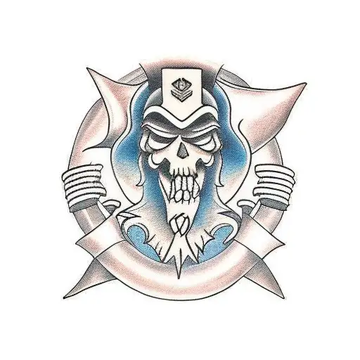 wizard tattoo design idea