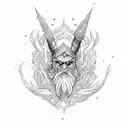 wizard tattoo design idea