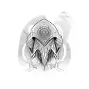 wizard tattoo design idea