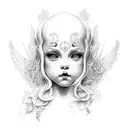 cherub tattoo design idea