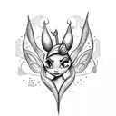 Tinkerbell tattoo design idea
