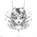 Tinkerbell tattoo design idea