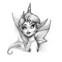 Tinkerbell tattoo design idea