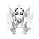 Nicki minaj tattoo design idea