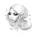 Nicki minaj tattoo design idea