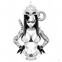 nicki minaj tattoo design idea
