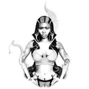 nicki minaj tattoo design idea