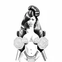 nicki minaj tattoo design idea