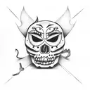 voodoo doll tattoo design idea