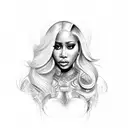 Nicki minaj tattoo design idea