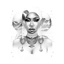 Nicki minaj tattoo design idea