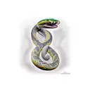 Anaconda tattoo design idea