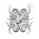 Anaconda tattoo design idea