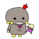 cute voodoo doll tattoo design idea