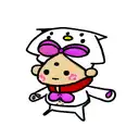 cute voodoo doll tattoo design idea