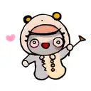 cute voodoo doll tattoo design idea