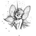 tinkerbell tattoo design idea
