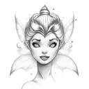 tinkerbell tattoo design idea