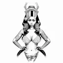 nicki minaj tattoo design idea