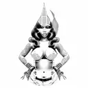 nicki minaj tattoo design idea