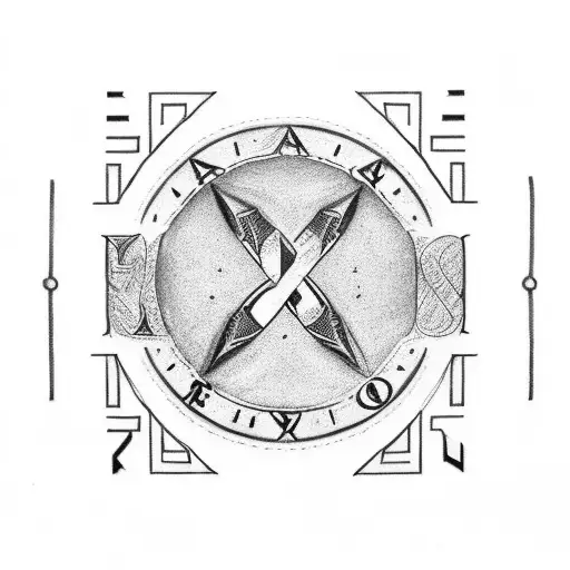 belt design on arm with date of birth in middle in roman letters 13 September 97 with some extra design to fill gaps  tattoo design idea