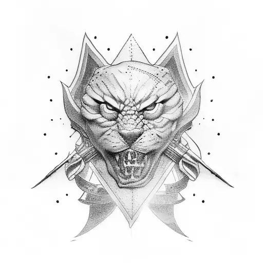 christian soldier tattoo design idea
