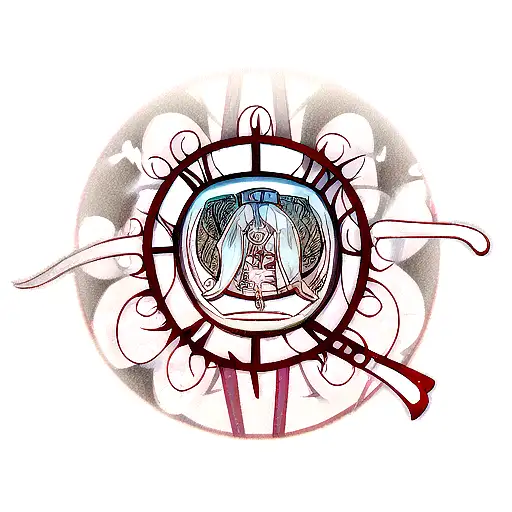 Marara Uchiha with Rinnegan and Susano tattoo design idea