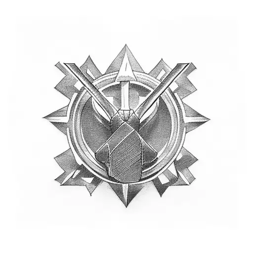 Thor's Hammer tattoo design idea