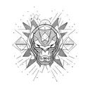 self building tattoo design idea