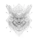 self building tattoo design idea