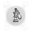 queen chess piece tattoo design idea