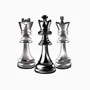 chess piece tattoo design idea