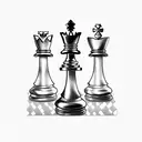 chess piece tattoo design idea