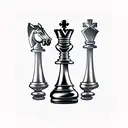 chess piece tattoo design idea