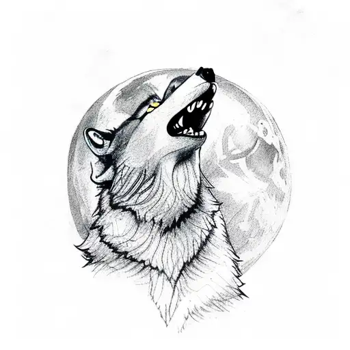 Wolf howling (AFTER DRAWING CLASSES) IDontKnowWhatToCallMyself -  Illustrations ART street