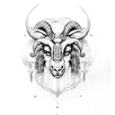 aries, medieval,  tattoo design idea