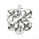 st Patrick cloverleaf tattoo design idea