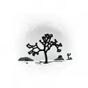 joshua tree tattoo design idea
