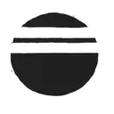 a black sphere tattoo design idea