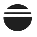 a black sphere tattoo design idea