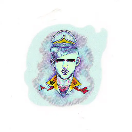 lil peep  tattoo design idea